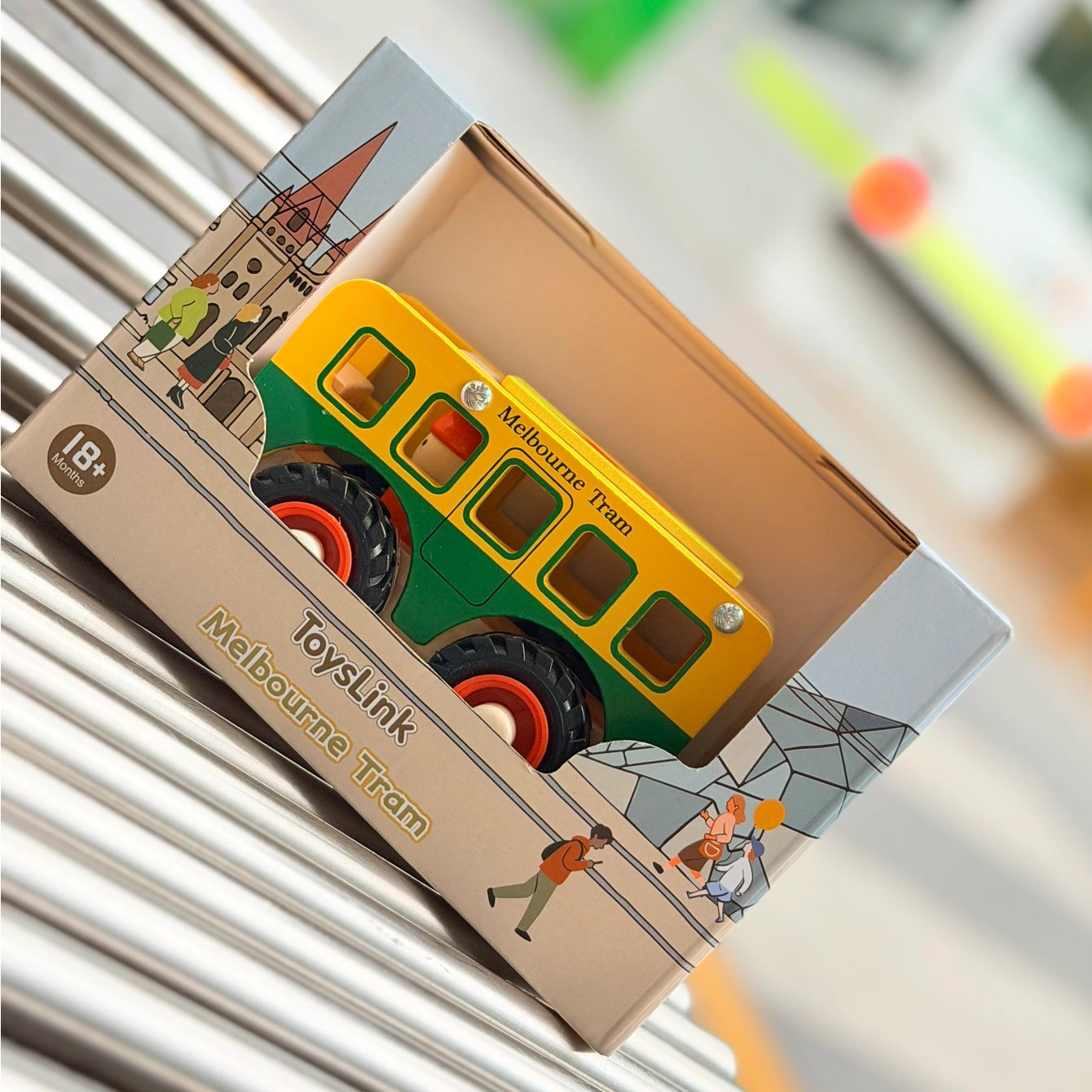 Melbourne Wooden Tram Spotty Dot Toys