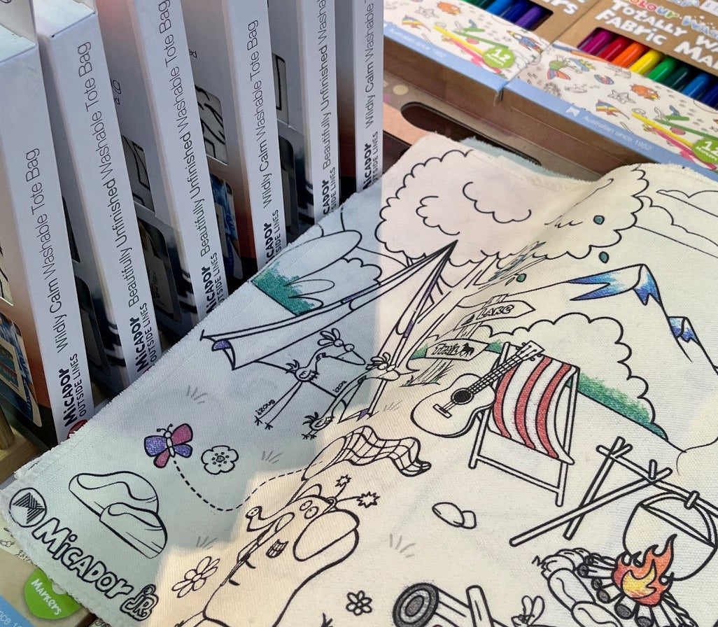 Micador Colour Wash Repeat Placemats Dinosaurs & Camping Spotty Dot Toys