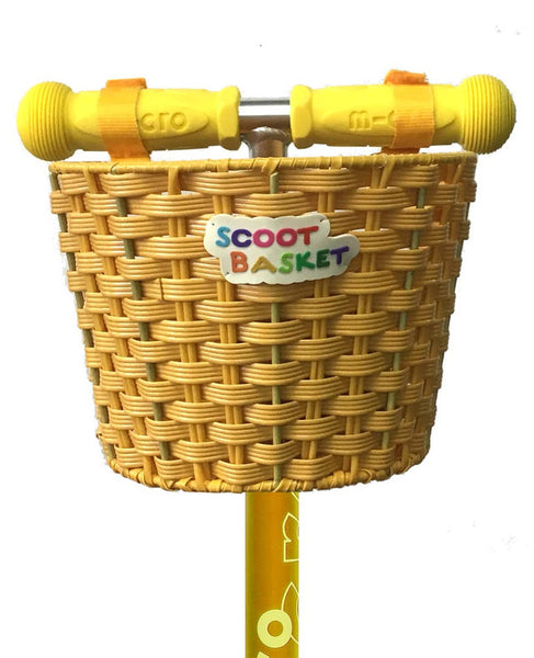 Micro Scoot Basket Yellow - Spotty Dot AU