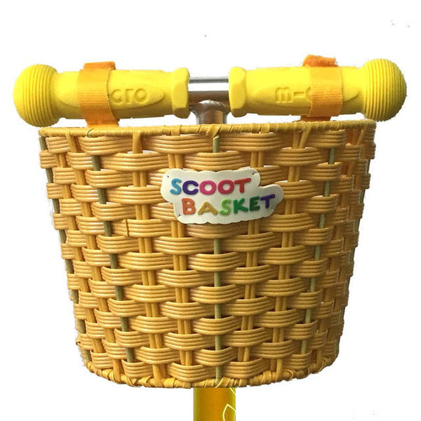 Micro Scoot Basket Yellow - Spotty Dot AU