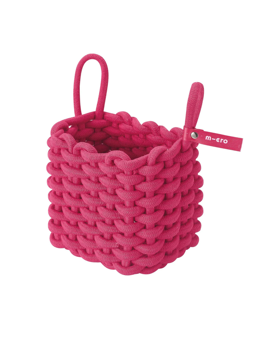 Micro Woven Cotton Scooter Basket Pink Spotty Dot 