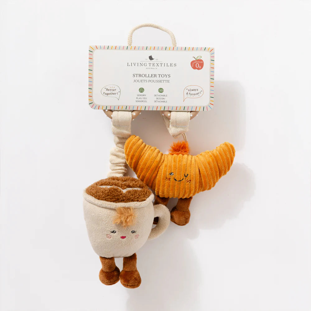 Mini Market Stroller Pram Toy Coffee & Croissant Spotty Dot Toys