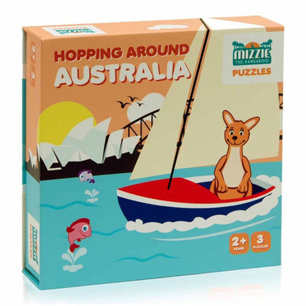 Mizzie Kangaroo Hoping around Australia Puzzle Spotty Dot Toys
