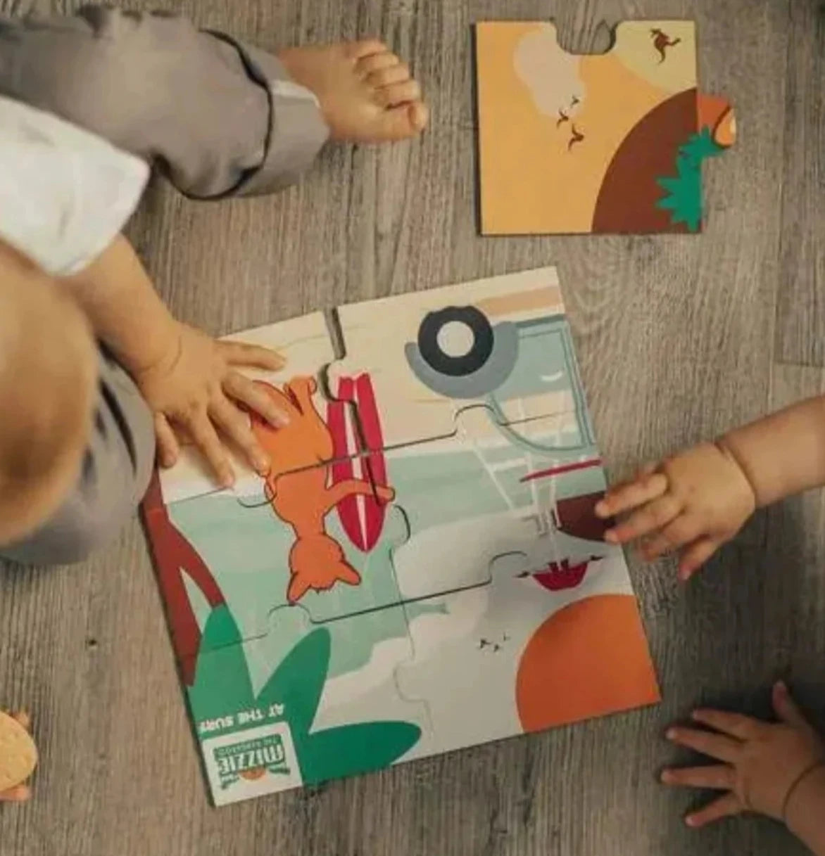 Mizzie Kangaroo Puzzle Box Set Hopping around Australia Spotty Dot Toys