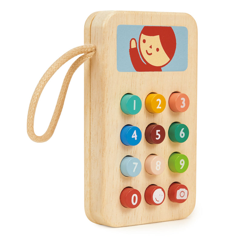 Wooden Mobile Kids Phone - Spotty Dot