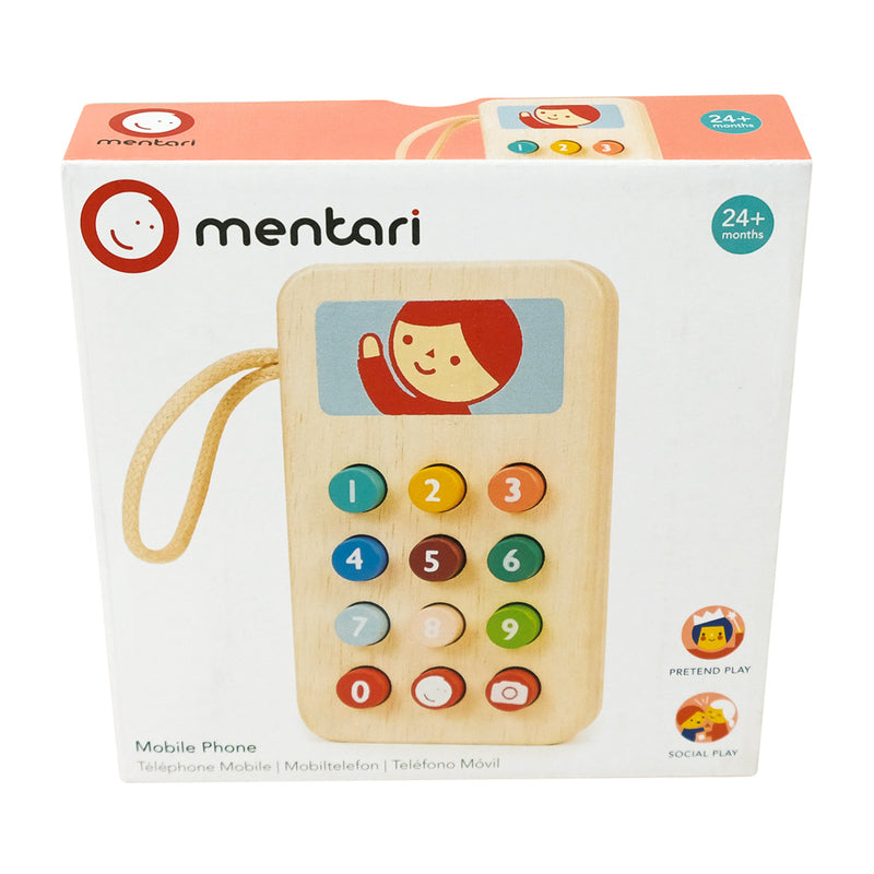 Wooden Mobile Kids Phone - Spotty Dot