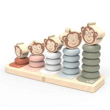 Load image into Gallery viewer, Monkey Family Stacker - Spotty Dot Toys
