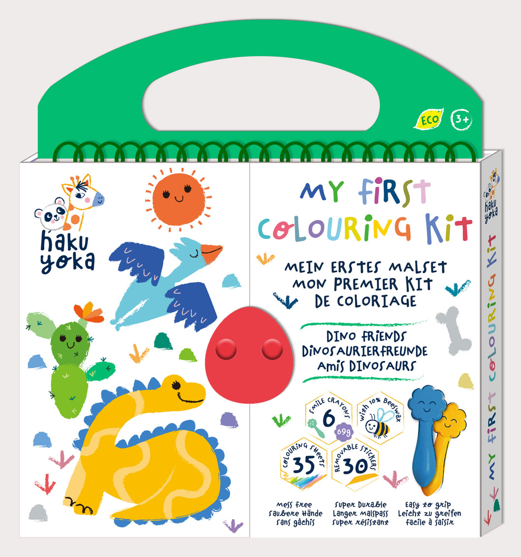 My First Colouring Kit - Dino Friends -Spotty Dot Toys AU