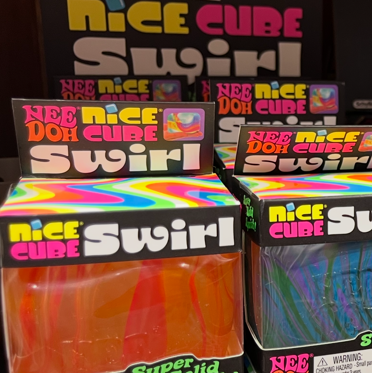 Nee Doh Nice Cube Swirl Spotty Dot Toys