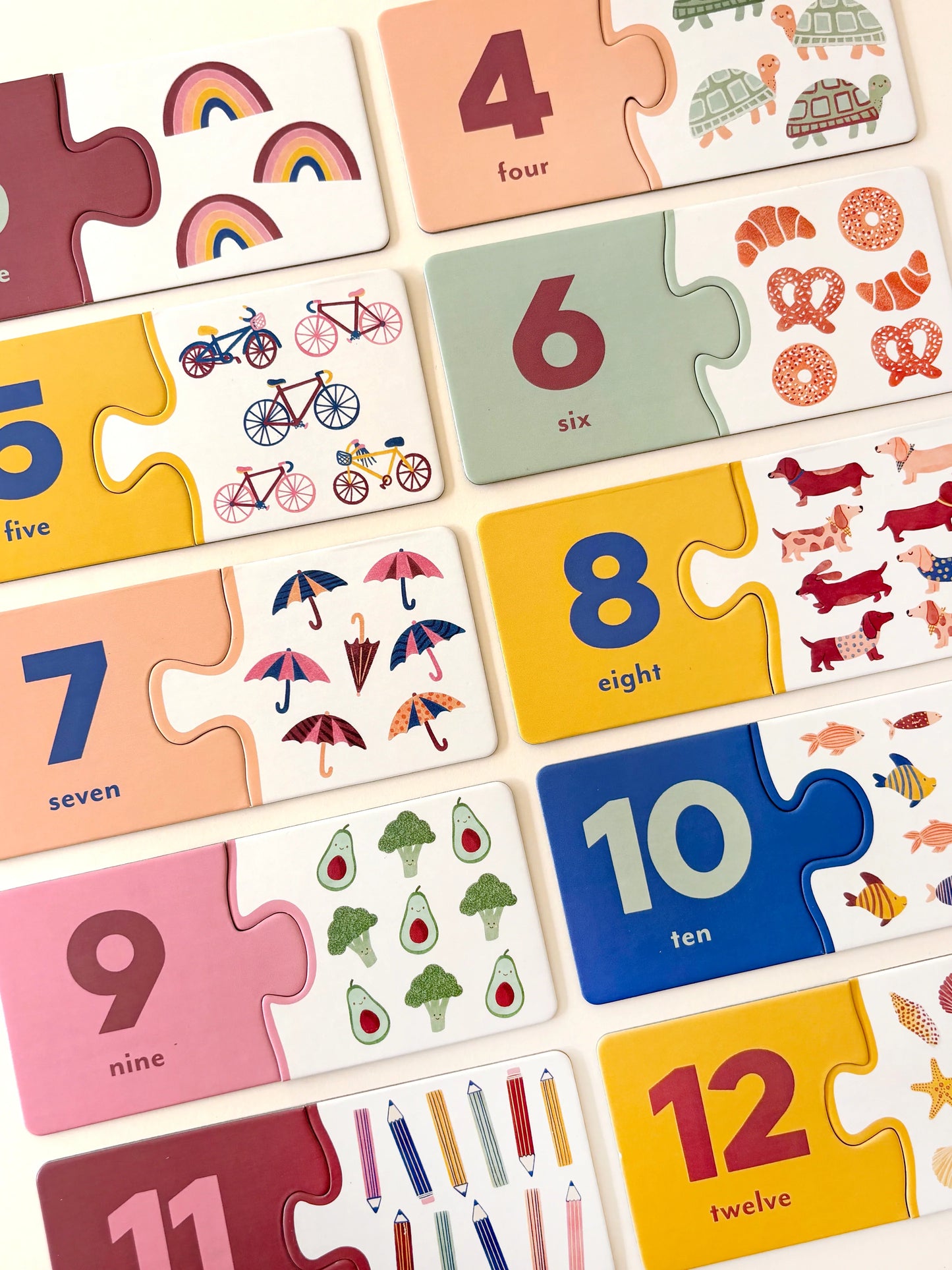 Number Puzzle Pairs by Lauren Sissons Spotty Dot Toys