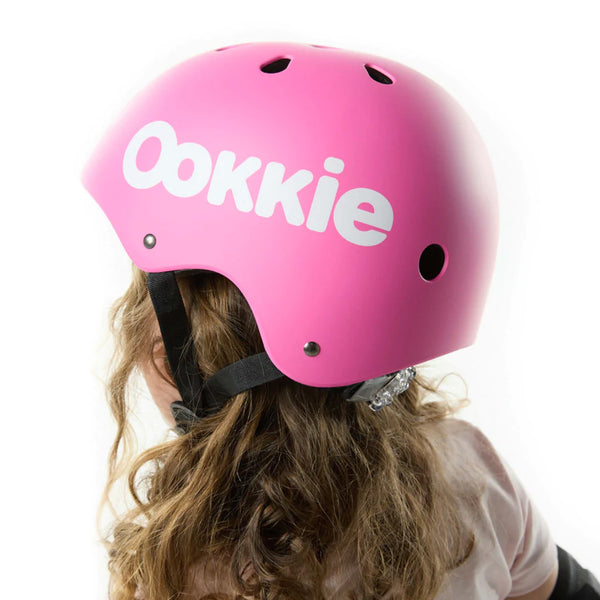 OOKKIE Helmet PInk - Spotty Dot