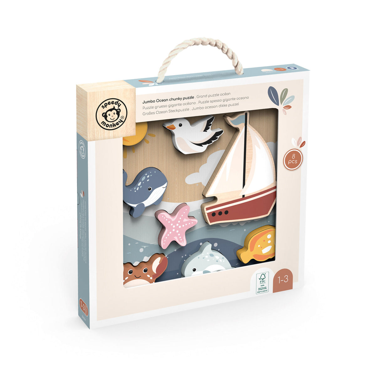 Ocean Chunky Puzzle - Spotty Dot Toys