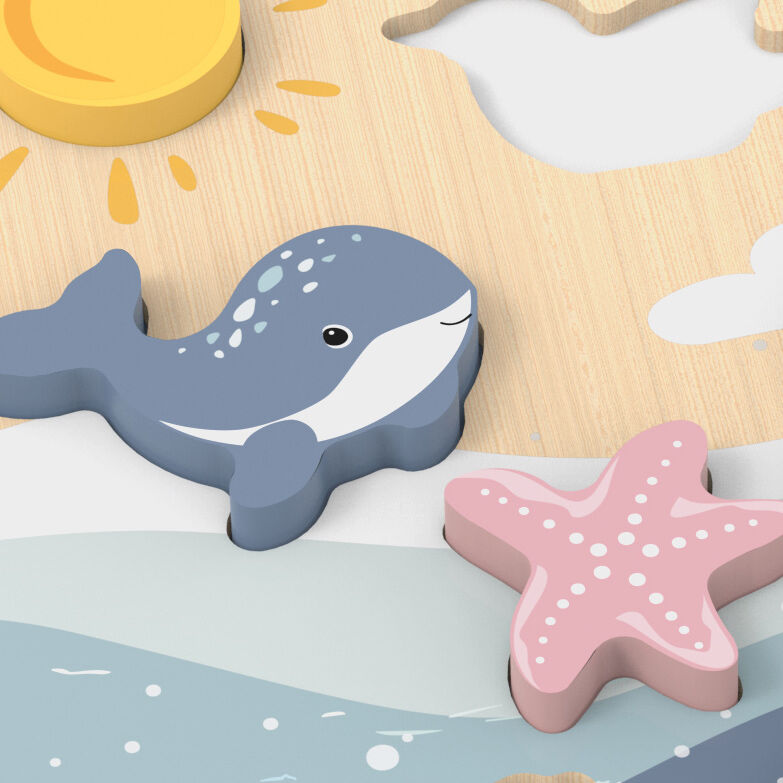 Ocean Chunky Puzzle - Spotty Dot Toys