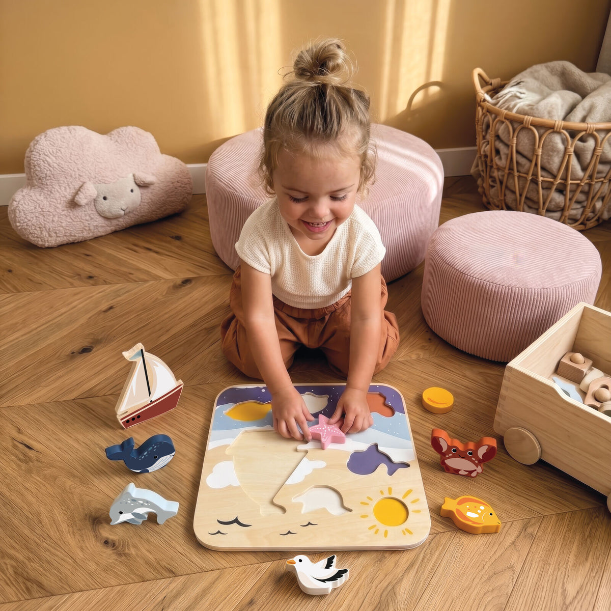Ocean Chunky Puzzle - Spotty Dot Toys