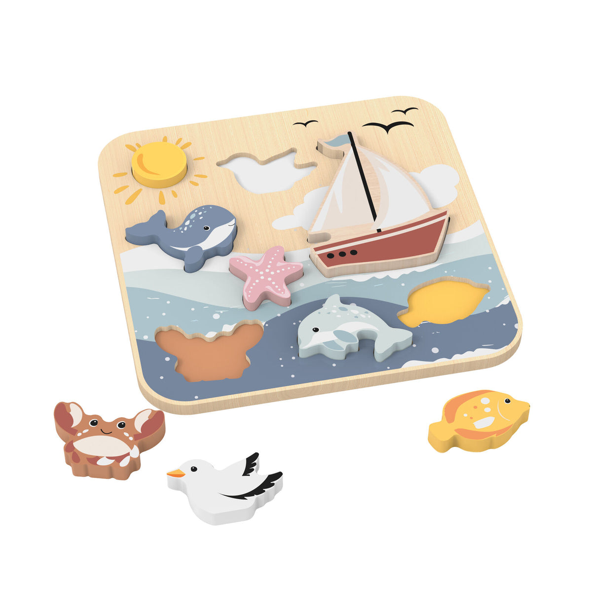 Ocean Chunky Puzzle - Spotty Dot Toys