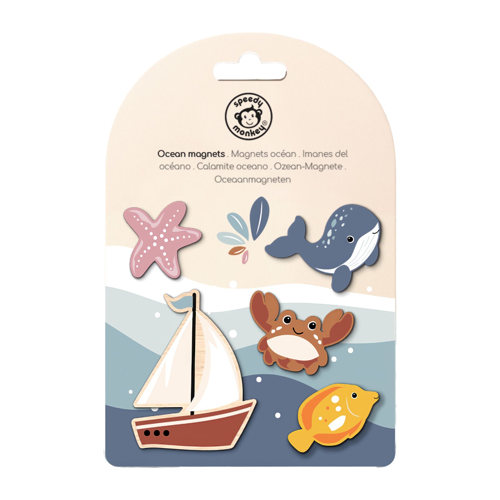 Ocean Magnets Speedy Monkey Spotty Dot Toys