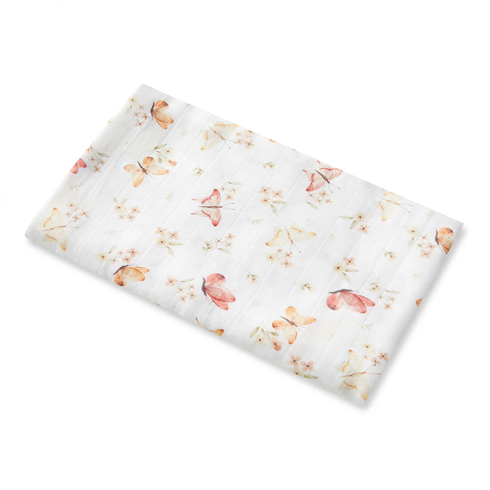 Organic Cotton Butterfly Baby Wrap Spotty Dot