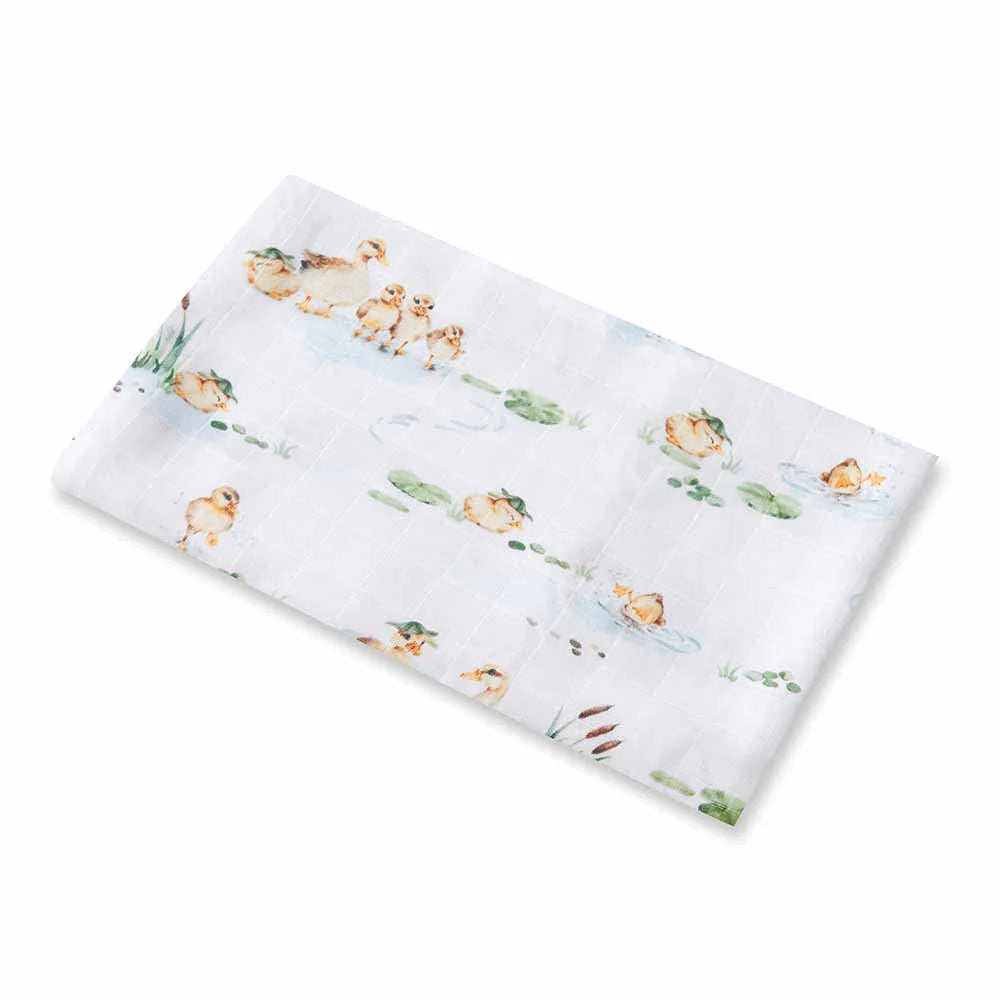 Organic Cotton Duck Pond Baby Wrap Spotty Dot