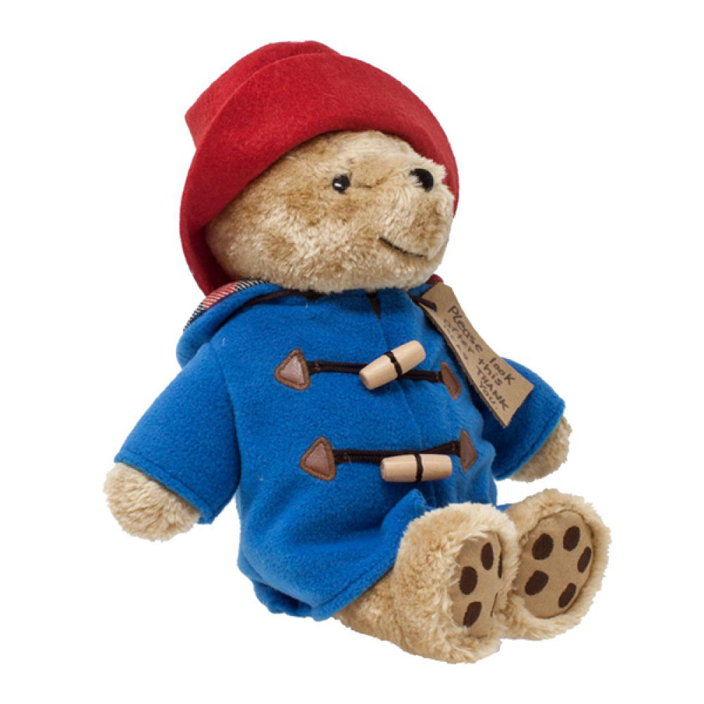 Paddington Bear Sitting Soft Toy Medium 21cm Spotty Dot Toys