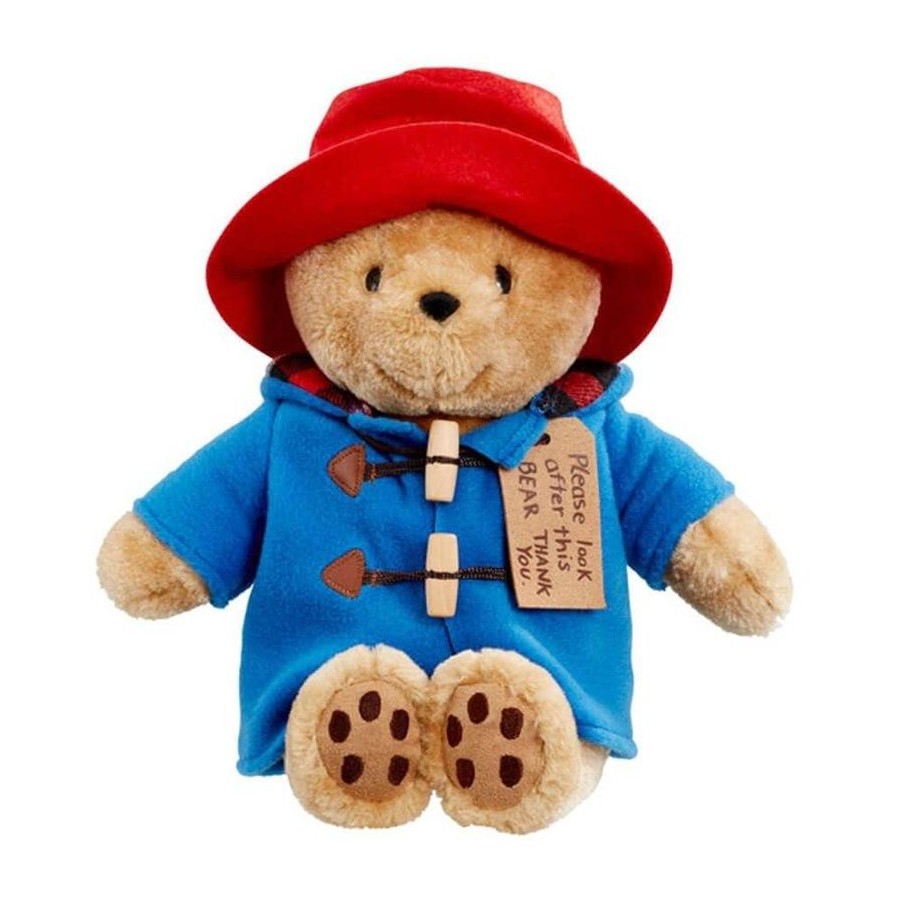 Paddington Bear Sitting Soft Toy Medium 21cm Spotty Dot Toys