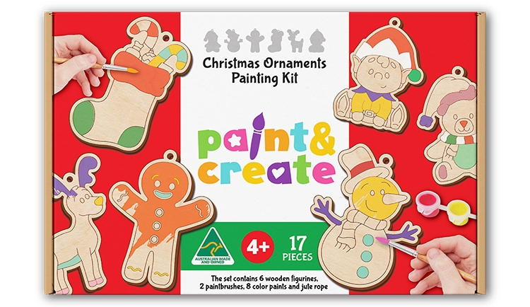 Paint & Create Christmas Decoration Kit -Spotty Dot Toys