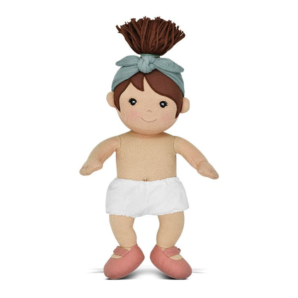 Paloma Teal Organic Doll - Spotty Dot AU