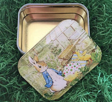 Load image into Gallery viewer, Peter Rabbit Rectangle Shaped Tin Spotty Dot
