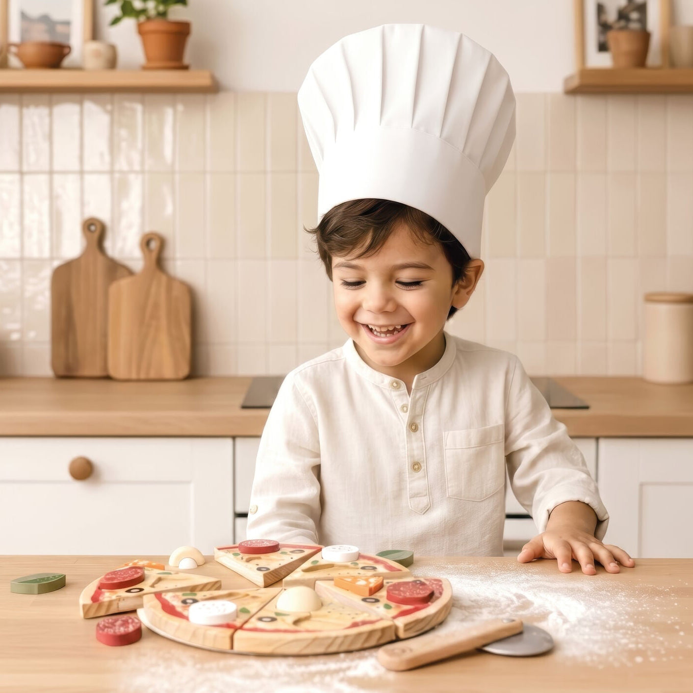 Pizza Puzzle Spotty Dot Toys
