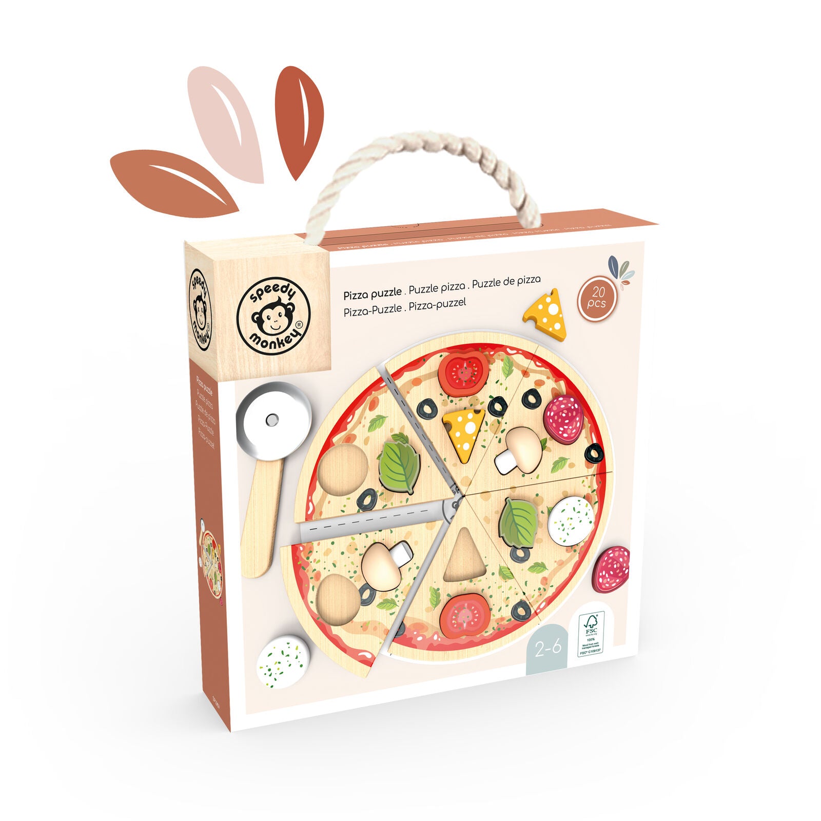Pizza Puzzle Spotty Dot Toys