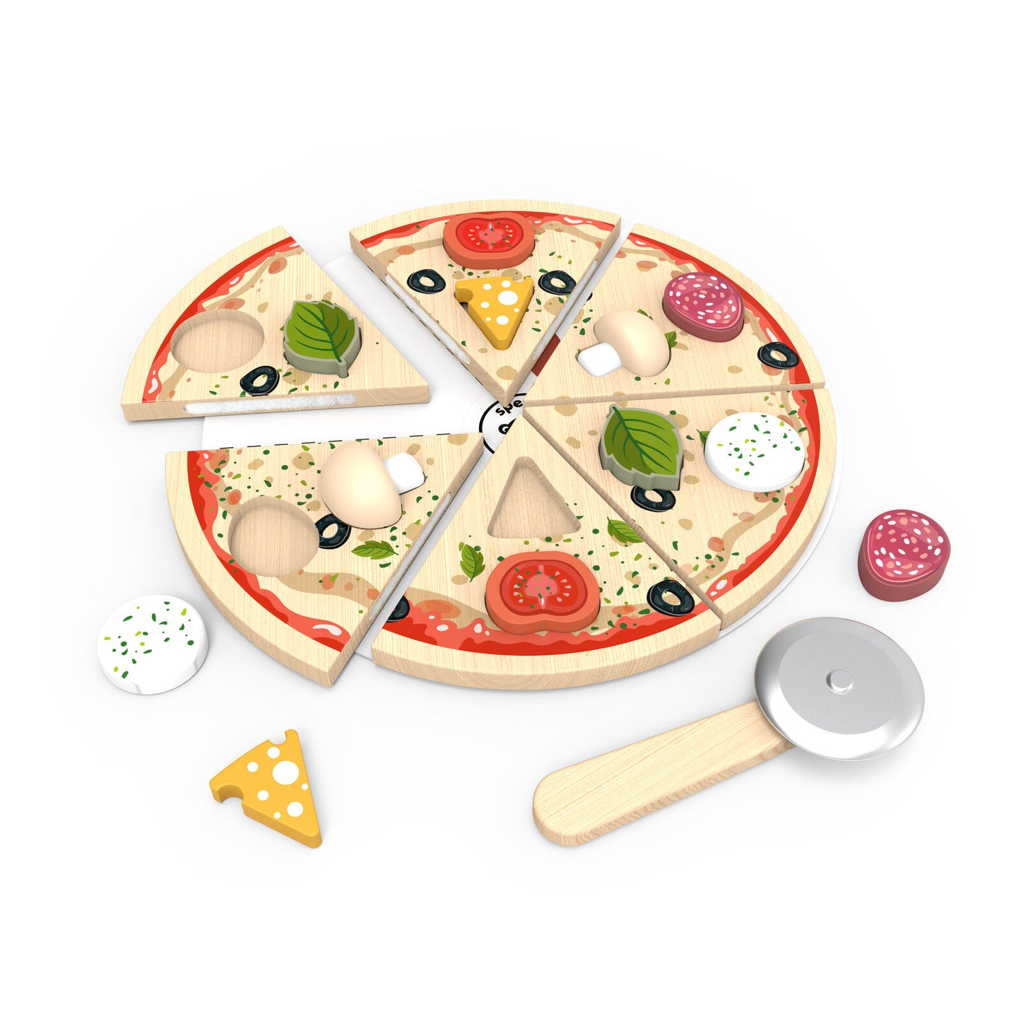 Pizza Puzzle Spotty Dot Toys