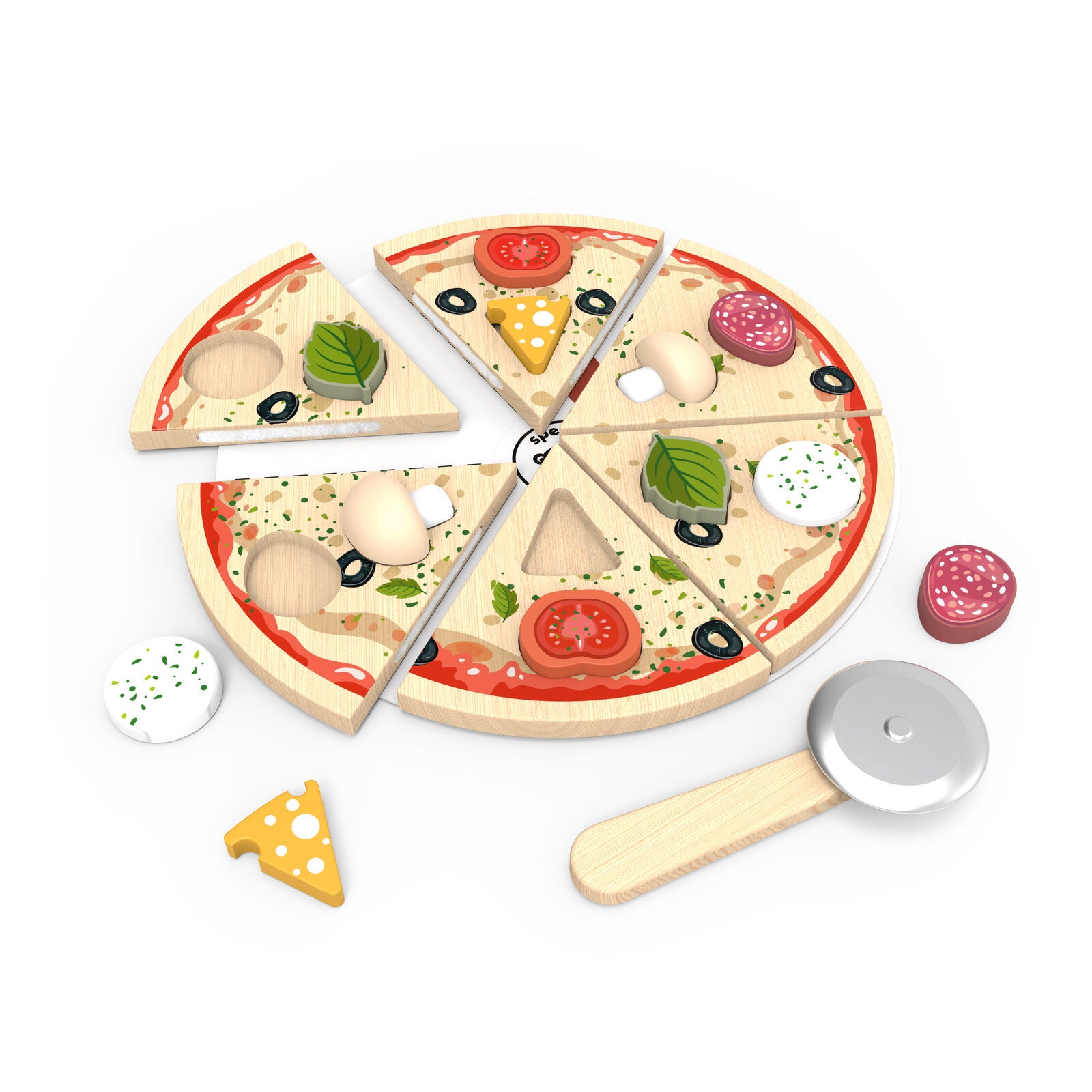 Pizza Puzzle Spotty Dot Toys