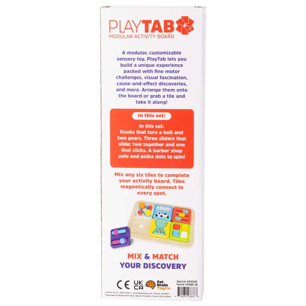 Play Tab Sensory Set 6 Spotty Dot Toys