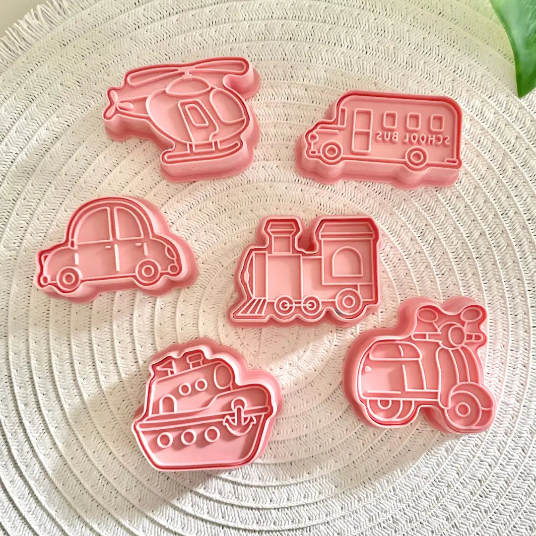 Playdough Stamper & Cutter Set Spotty Dot Transport Spotty Dot Toys