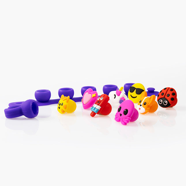 Plip Charms Pink Pack Fat Brain Spotty Dot Toys