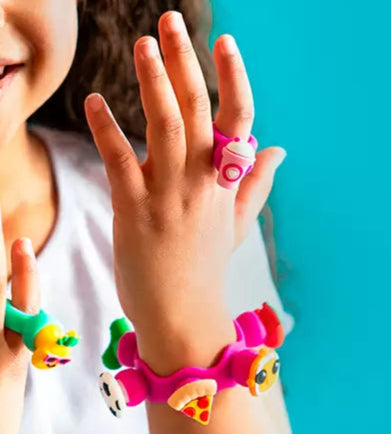 Plip Charms Teal Pack Spotty Dot Kids
