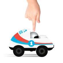 Load image into Gallery viewer, Presto Car Racers Ace White Spotty Dot Toys
