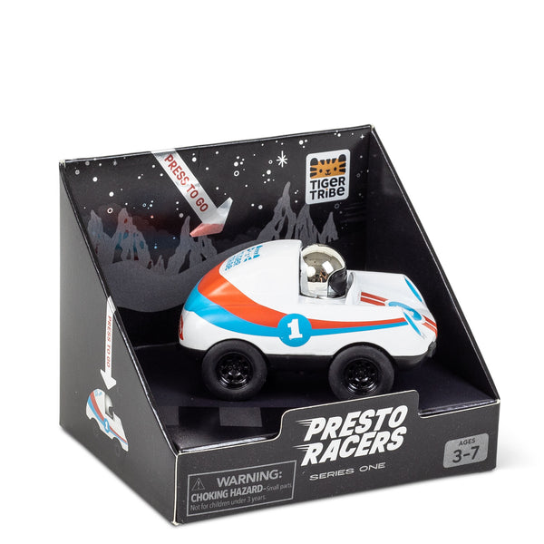 Presto Car Racers Ace White Spotty Dot Toys