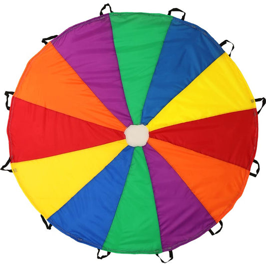 Rainbow Parachute 4mtr Party Event Hire Spotty Dot Toys