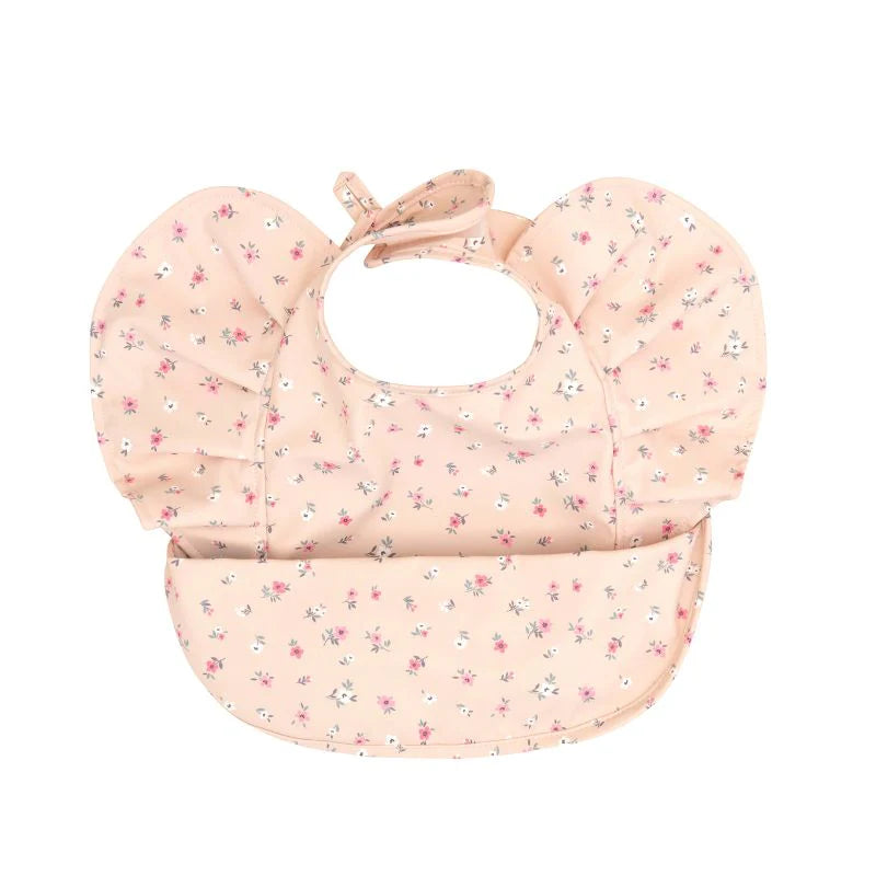 Recycled Frills Bib Daisy - Spotty Dot