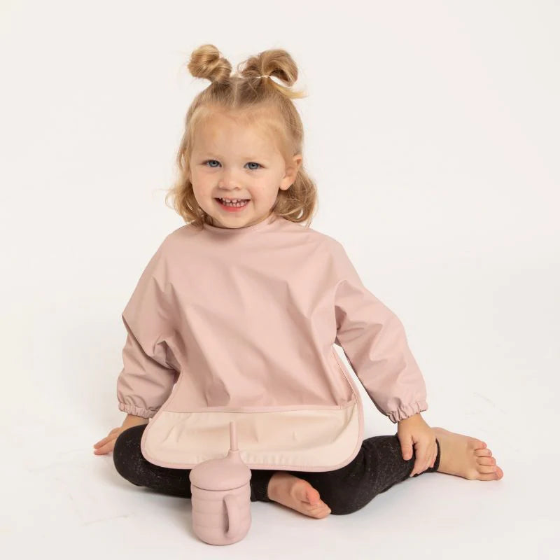 Recycled Material Long Sleeve Pink Bib Spotty Dot