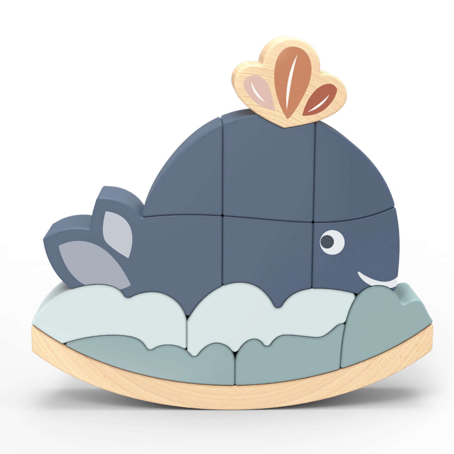 Rocking Stacking Whale - Spotty Dot Toys