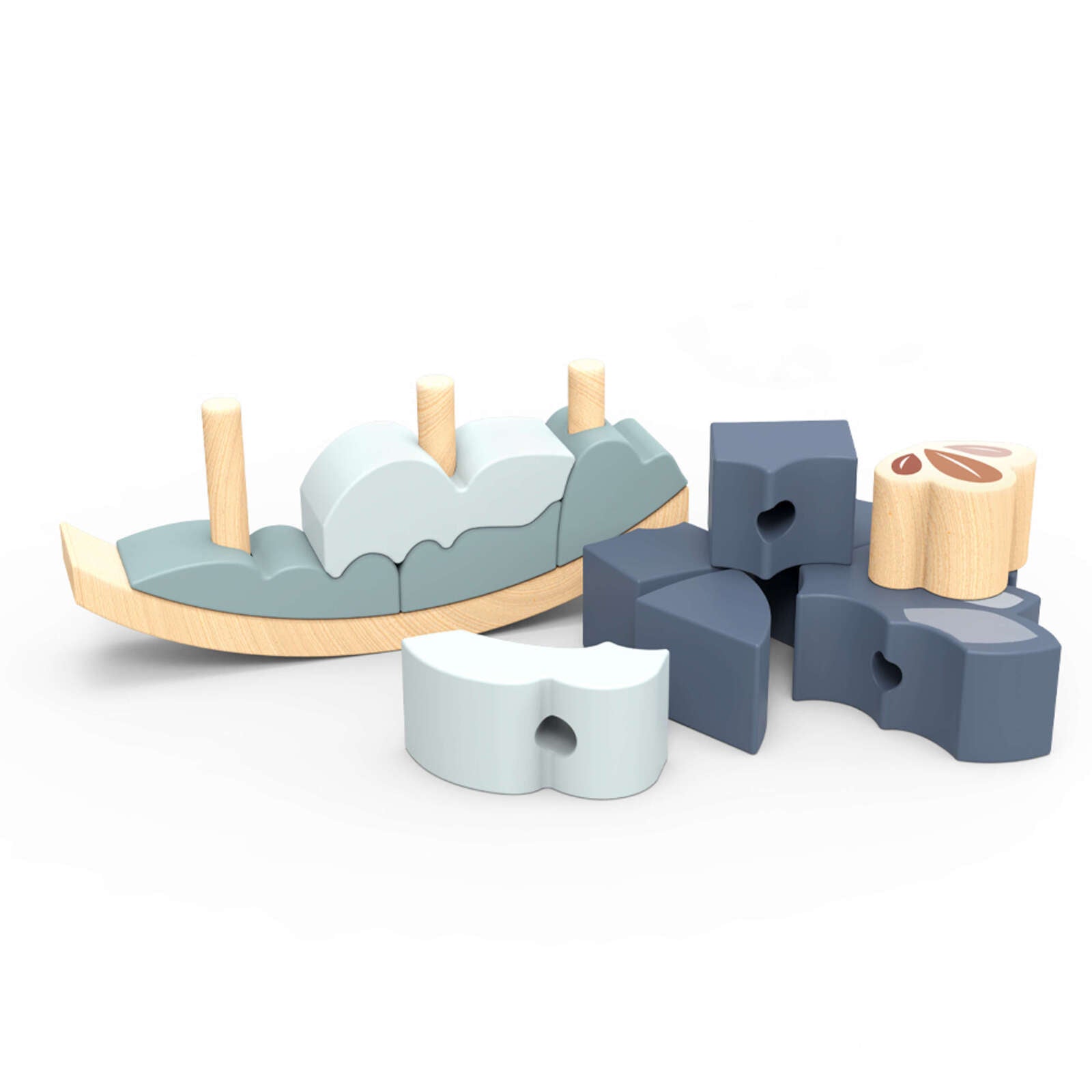 Rocking Stacking Whale - Spotty Dot Toys
