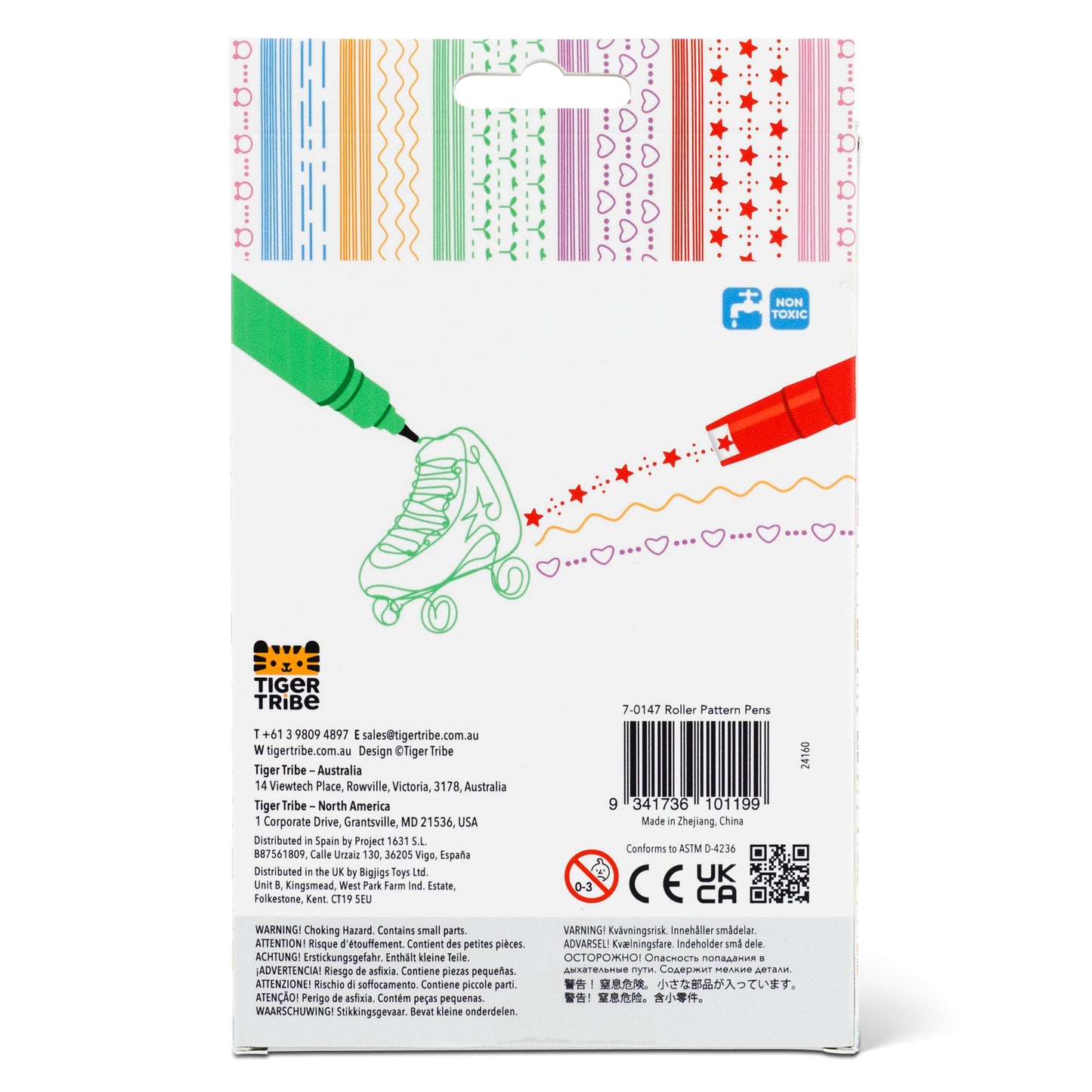 Roller Pattern Pens Spotty Dot Toys