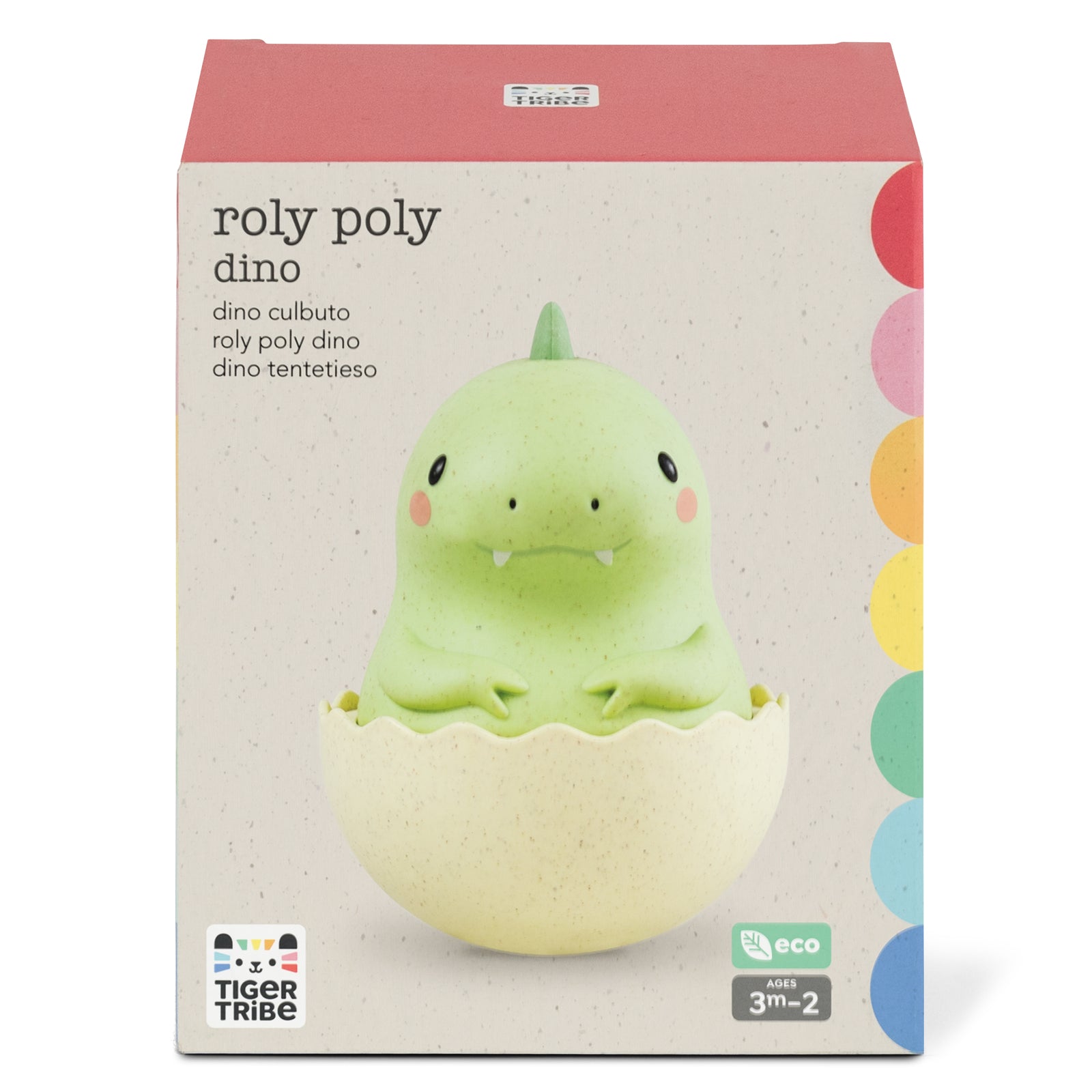 Eco Roly Poly Dino - Spotty Dot Toys