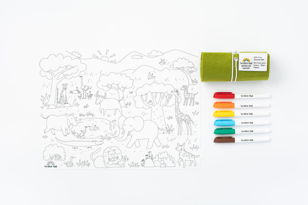 Scribble Mat - Safari - Spotty Dot Toys