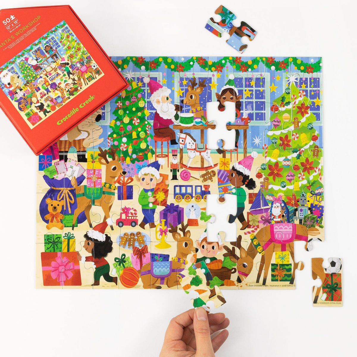 Santa's Workshop Puzzle 50 pieces Spotty Dot Toys