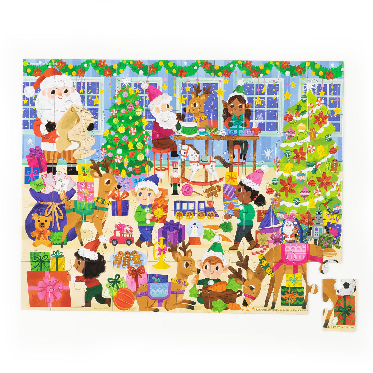 Santa's Workshop Puzzle 50 pieces Spotty Dot Toys