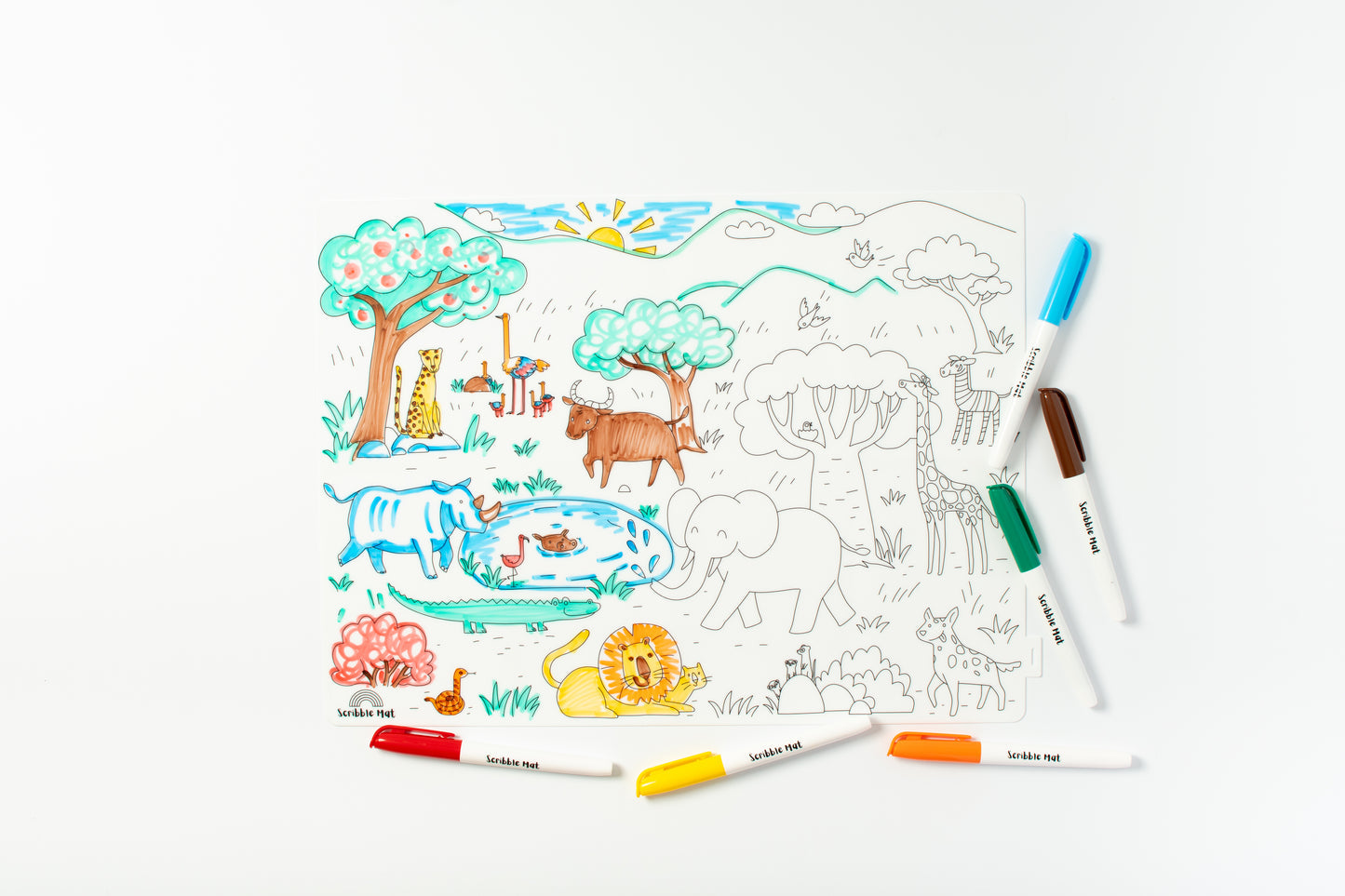 Scribble Mat - Safari - Spotty Dot Toys