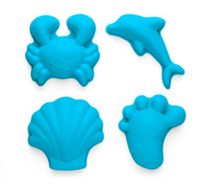 Load image into Gallery viewer, Scrunch Beach Moulds Blue Fish Spotty Dot Toys
