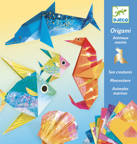 Sea Creatures Origami Spotty Dot Shop